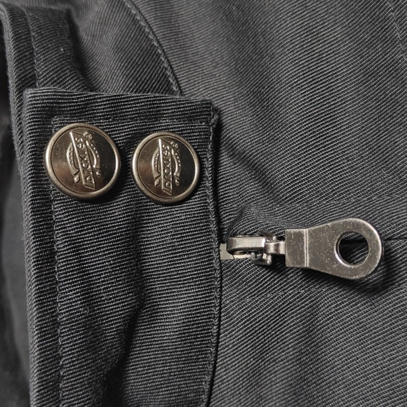 DICKIES GIRL Vintage Cropped Biker Jacket Size Small - Picture 12 of 16